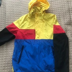 Retro Forever 21 Mens Windbreaker Jacket Size S